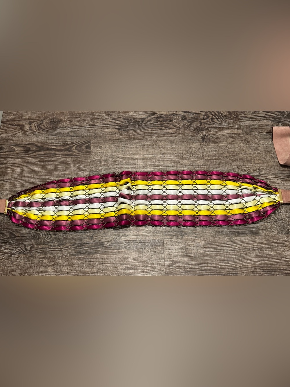 Etro Multicolor Braided Ribbon Wide Belt - Picture 6 of 6